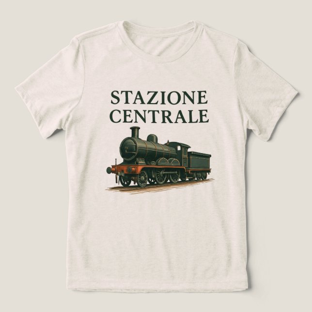 Stazione Centrale Tri-Blend Shirt (Design Front)