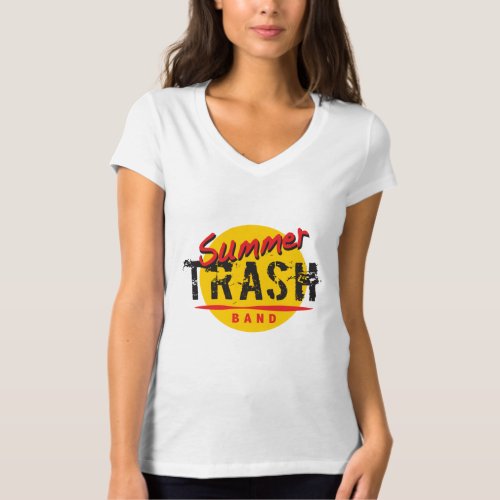 STB Sun Logo on front Womens V_Neck T_Shirt