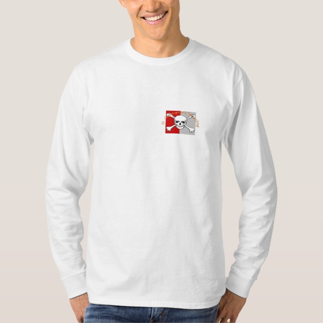 STC Pirate Flag Long Sleeve T-Shirt (Front)