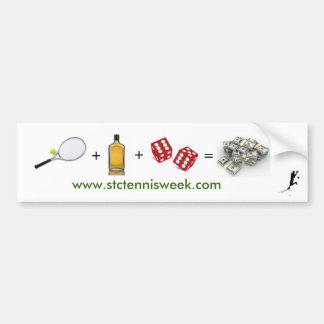 STC Tennis Week Bumper Sticker