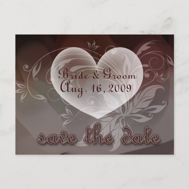 STD_heartswirl Postcard (Front)