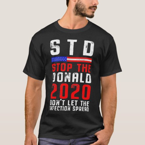 STD Stop the Donald Funny Anti Trump 86 45 2020 Pu T_Shirt