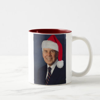 stdick, Jolly Ol' St. Dick says,"Yes, Virginia,... Two-Tone Coffee Mug