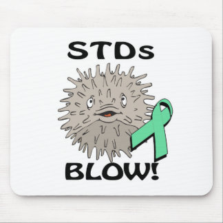 STDs Blows Awareness Design Mouse Pad