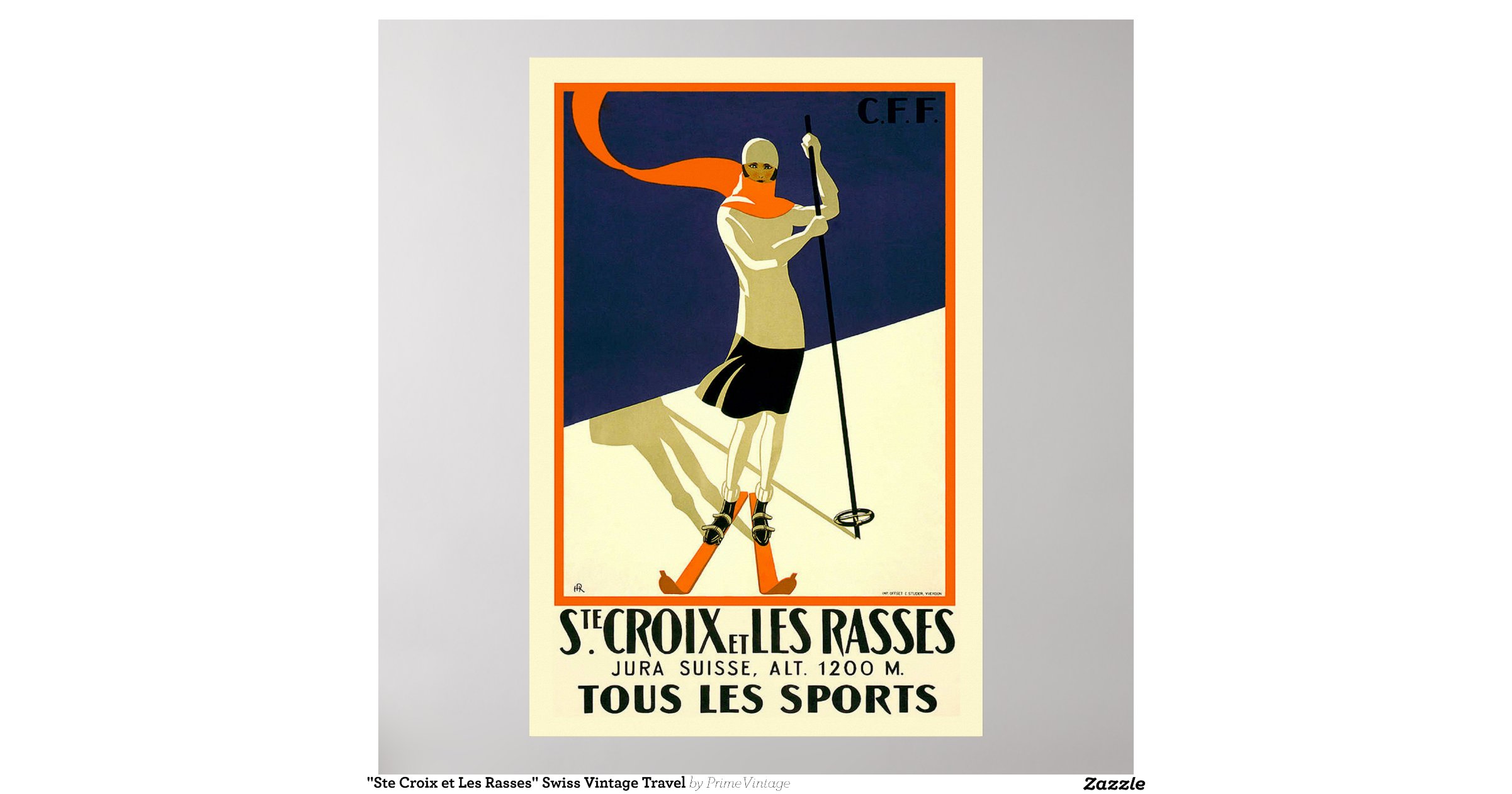 ste_croix_et_les_rasses_swiss_vintage_travel_poster ...