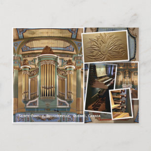 Ste Famille Church, Boucherville, Quebec montage Postcard
