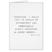 steadfast immovable mosiah lds scripture cards (Front)