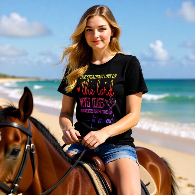 Steadfast Love Lord Mercies Never End Christian Tri-Blend Shirt (Creator Uploaded)