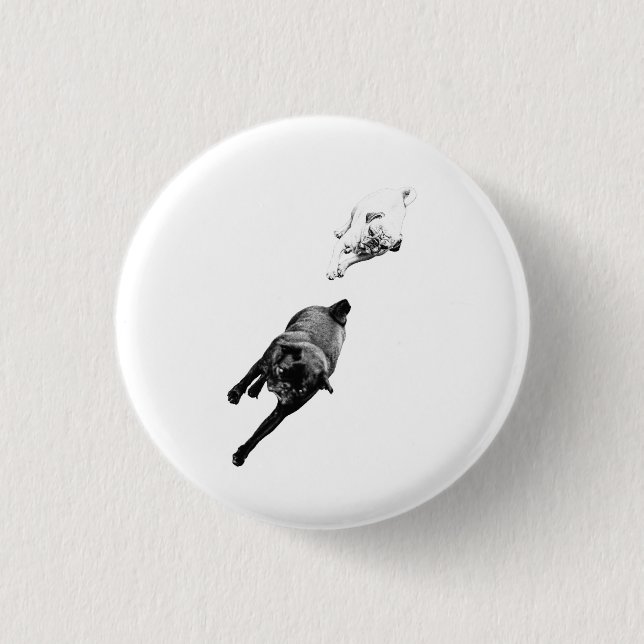 Steadfast, Photo Pup Badge Button (Front)