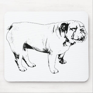 steady edge, bulldog mouse pad
