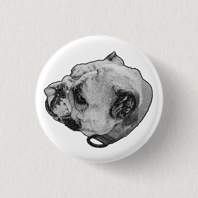 Steady Friendly Look Button (Front)