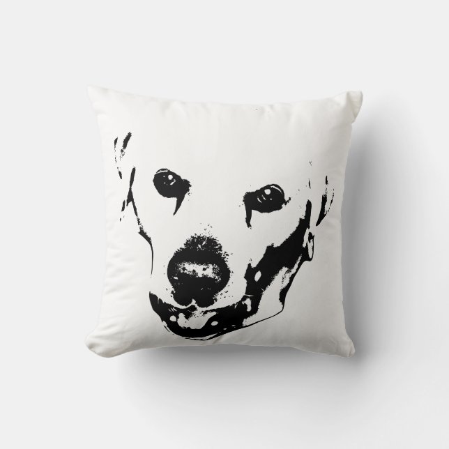 Steady Gaze Throw Pillow (Front)