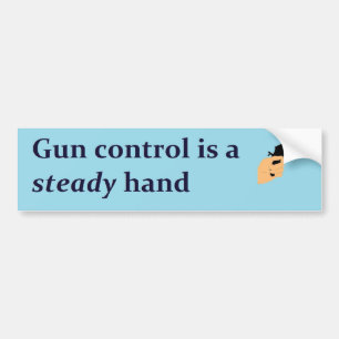 steady hand bumper sticker
