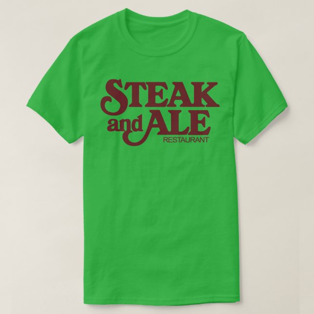 Steak And Ale Restaurant TShirt (Design Front)