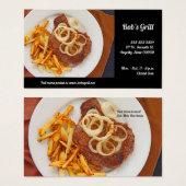 Steak and fries (Front & Back)