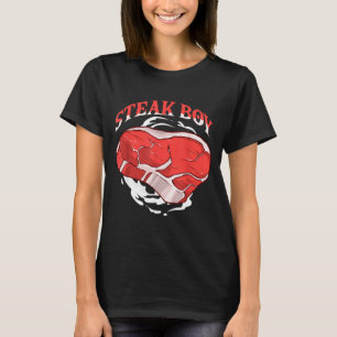 Steak boy for meat lovers and bbq fans grilling T-Shirt