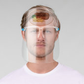 Steak cartoon illustration face shield (Insitu)