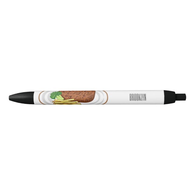 Steak cartoon illustration pen (Front)
