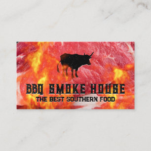 Steak Cut Flames Business Card