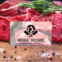 Steak Cuts | Butcher Knives Logo Business Card