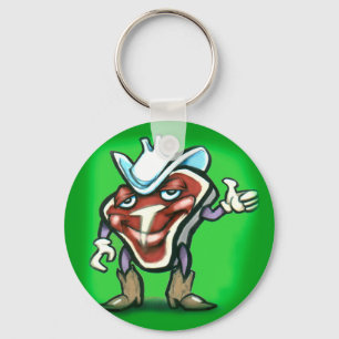 Steak Keychain