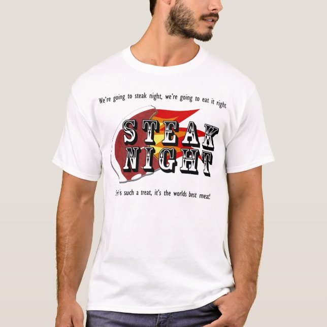 Steak Night T-Shirt (Front)