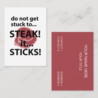 Steak Sticks Funny Steak 