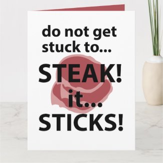 Steak Sticks Funny Steak