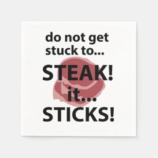 Steak Sticks Funny Steak Party