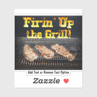Steaks on the Grill Sticker