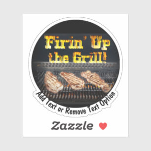 Steaks on the Grill Sticker