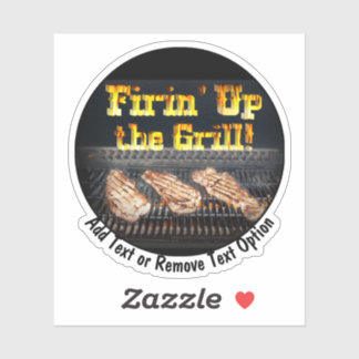 Steaks on the Grill Sticker