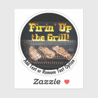Steaks on the Grill Sticker