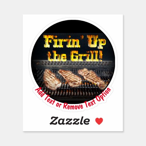 Steaks on the Grill Sticker