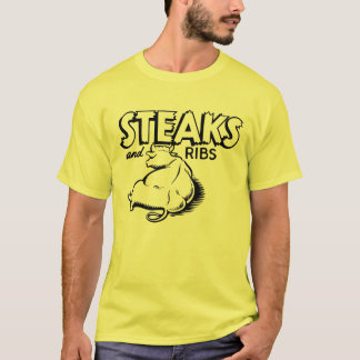 Steaks & Ribs_Advertisement T-Shirt