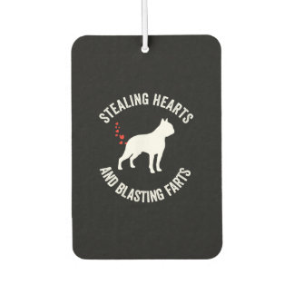Stealing Hearts And Blasting Farts Boston Terrier Air Freshener