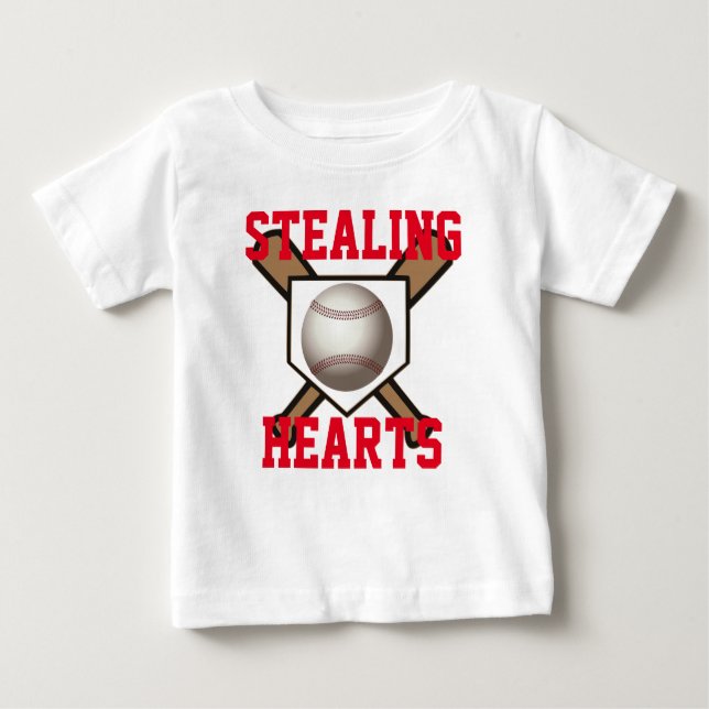 Stealing Hearts Baseball Tee (Front)