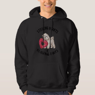 Stealing Hearts Blasting Farts Bichons Frise Valen Hoodie