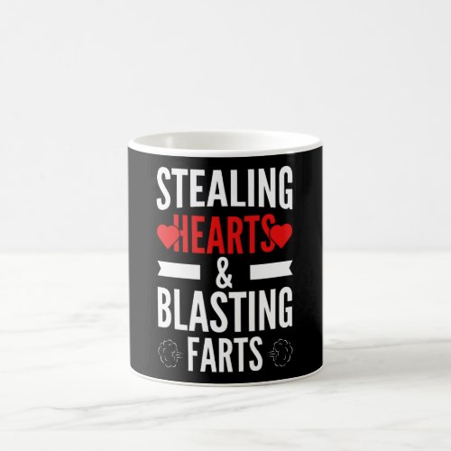 Stealing Hearts  Blasting Farts Design Coffee Mug