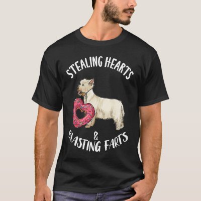 Stealing Hearts Blasting Farts West Highland White T-Shirt