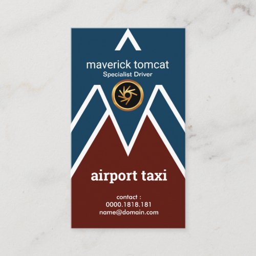 Stealth Fighter Supersonic Jet Airport Taxi Business Card