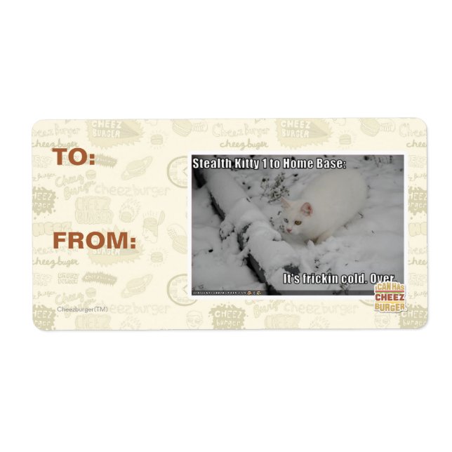 Stealth Kitty 1 Label (Front)