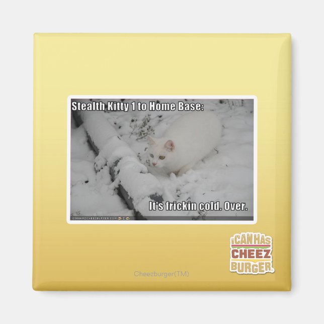 Stealth Kitty 1 Magnet (Front)