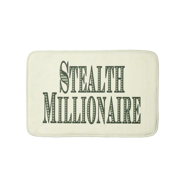 Stealth Millionaire Bathroom Mat (Front)