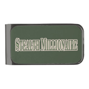 Stealth Millionaire Gunmetal Finish Money Clip