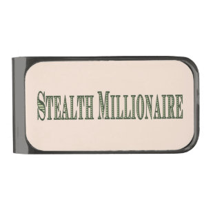 Stealth Millionaire Gunmetal Finish Money Clip