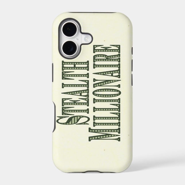 Stealth Millionaire Iphone Case (Back)