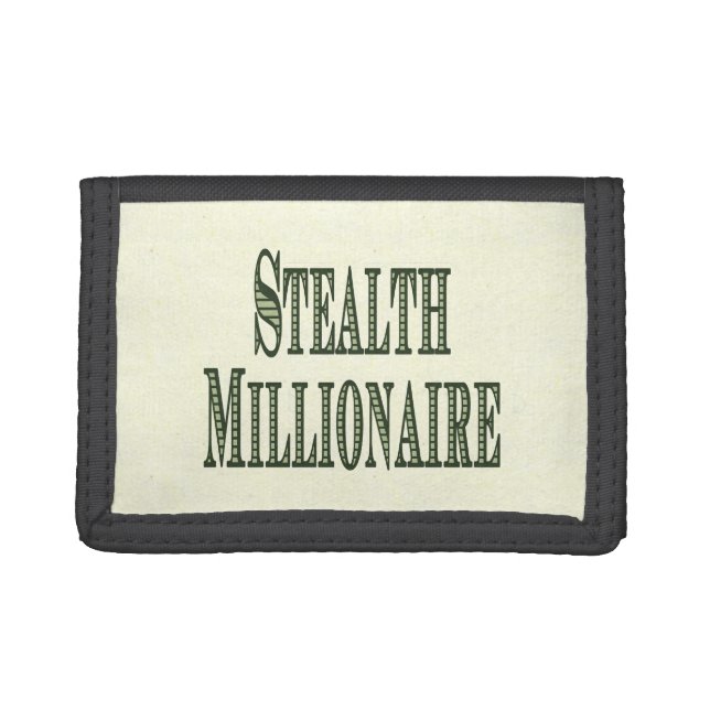 Stealth Millionaire Trifold Wallet (Front)