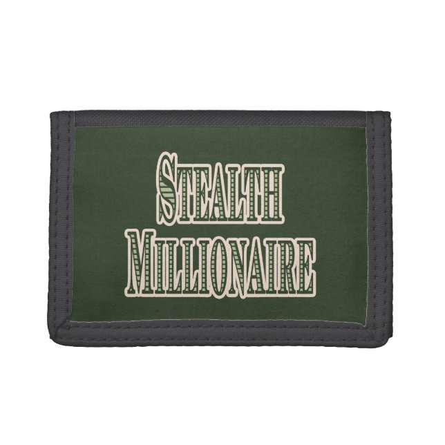 Stealth Millionaire Trifold Wallet (Front)