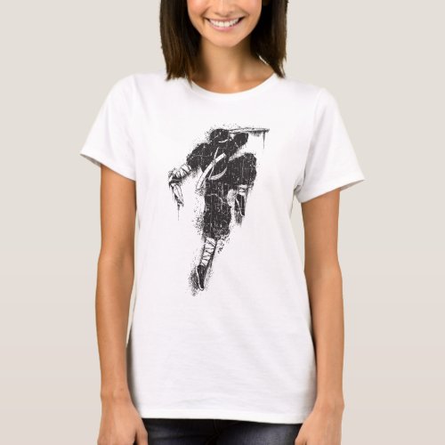 Stealth Stride Ninja Warrior T_Shirt Art